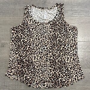 Maurices Animal Print Sleeveless Top